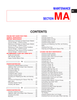 Nissan Terrano II - Service manual EN - MAINTENANCE 